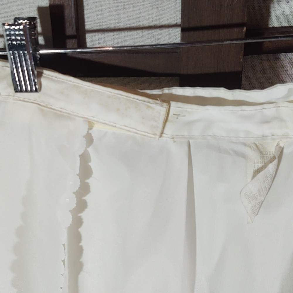 Vintage Midi Length Crinoline Slip Skirt Sz M - Picture 7 of 8